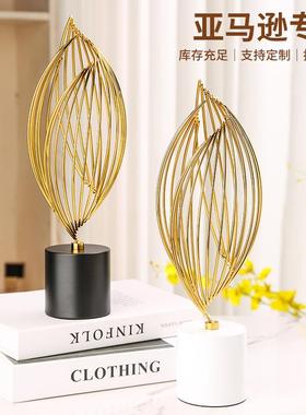 现代简约客厅电视柜办公桌装饰摆件创意电视柜家居软装工艺品