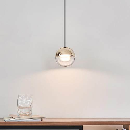 后现代卧室床头吊灯楼梯餐厅吧台灯具简欧装饰设计师创意单头吊灯