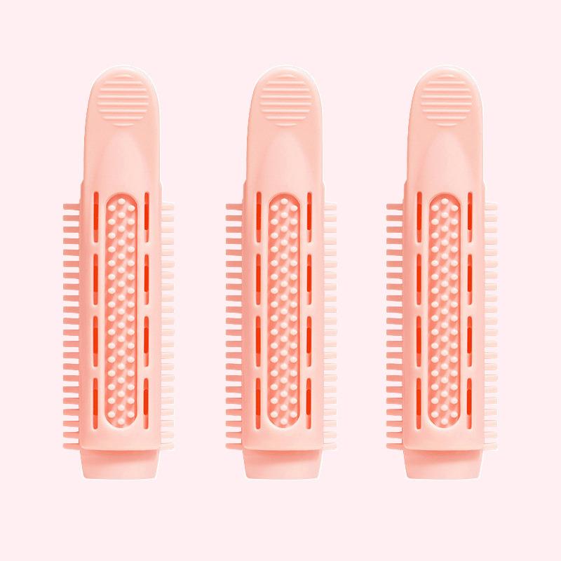 多功能卷发筒塑料发夹韩式造型高颅顶套装卷发筒多个装夹子小号