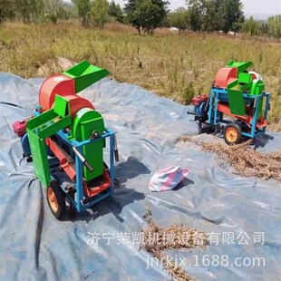 油菜谷子大豆高粱脱粒机小型大豆柴油电动玉米脱粒机多功能打谷机