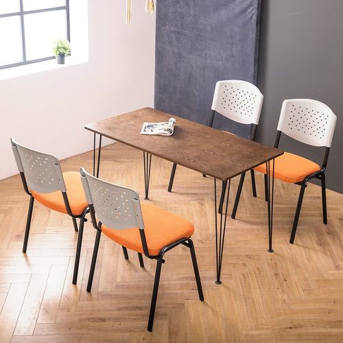 培训椅子带桌板带写字板椅可叠放学生教室会议凳子职员办公会议椅