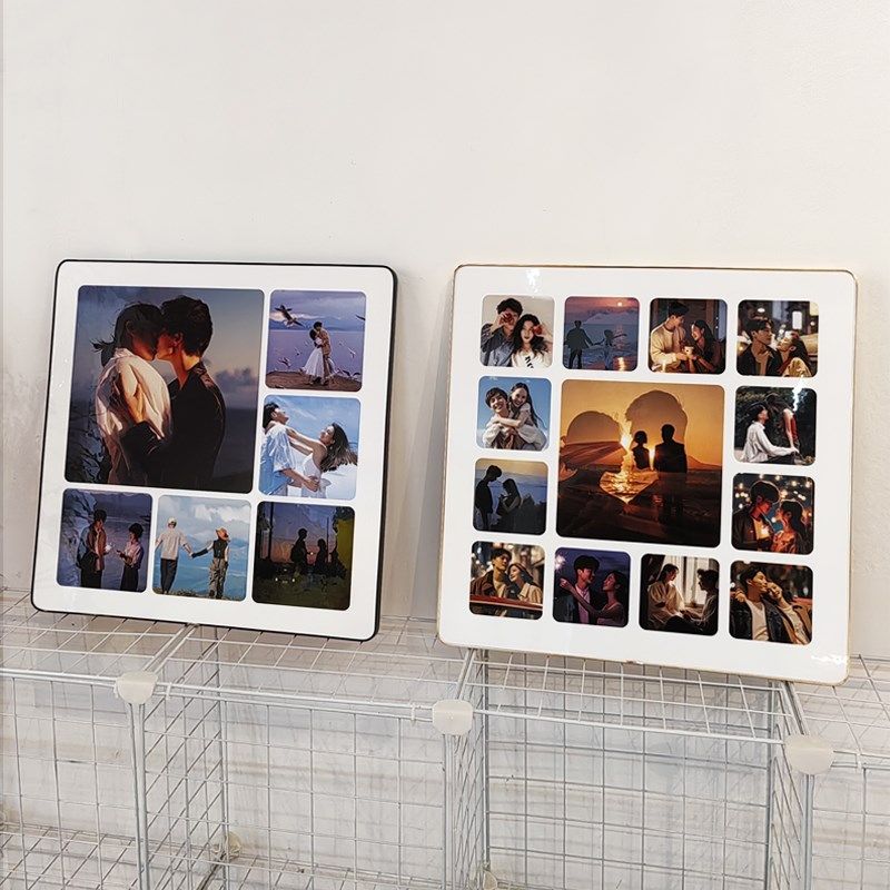 九宫格相框定制照片洗婚纱照做成摆台情侣相片打印全家福相册装裱,家居饰品,相框/画框,淘宝优惠券,粉丝福利购,淘宝优惠卷