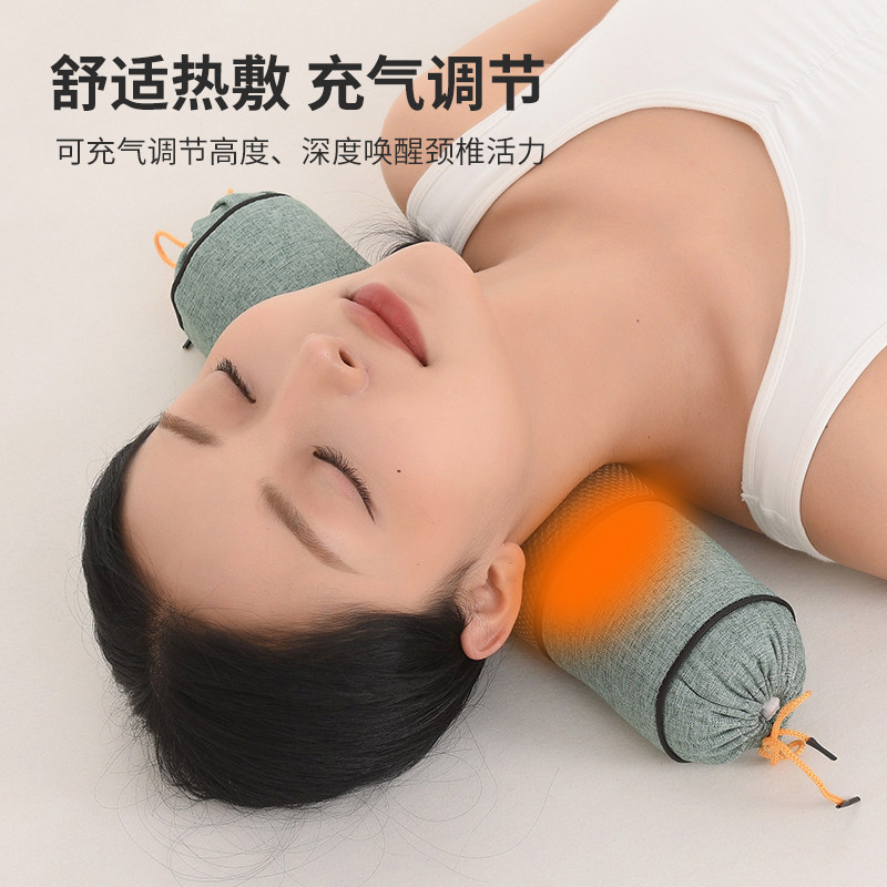 全荞麦颈椎枕头修复颈椎专用枕头荞麦皮护颈枕成人反弓矫正圆枕芯,床上用品,功能枕/保健枕/养生枕,淘宝优惠券,粉丝福利购,淘宝优惠卷