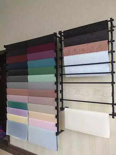 上墙鲜花包装纸丝巾布料展示架