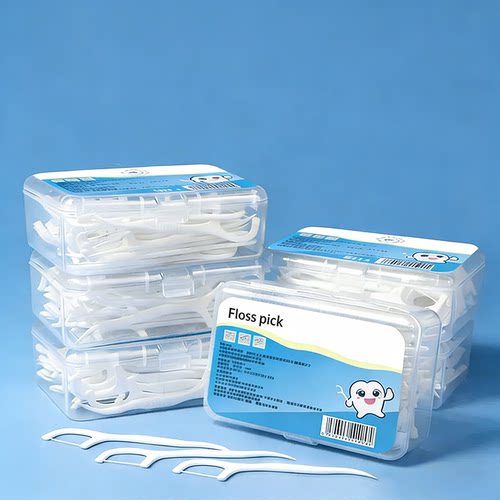 小熊专属优惠A牙线便携牙签家用清洁牙缝超细牙线棒