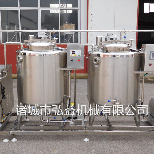 鲜奶巴氏杀菌设备搅拌式发酵罐 冷藏杀菌发酵罐 鲜奶吧酸奶机