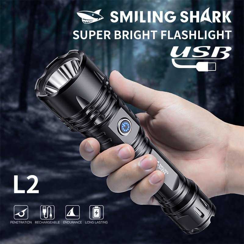Rechargeable long-range laser outdoor strong light flashligh