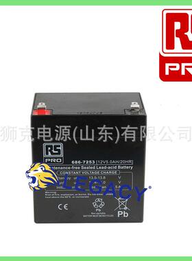 RS PRO蓄电池260-90023 12V40AH/20HR、260-90026 12V17.2AH电瓶