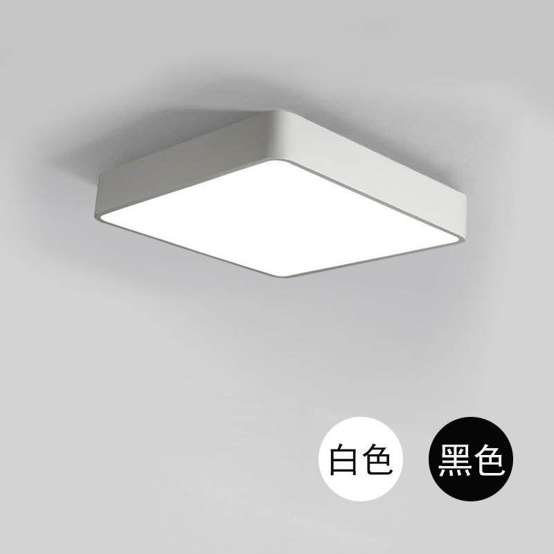 现代简约黑白配LED吸顶灯创意客厅书房灯个性卧室灯具家具