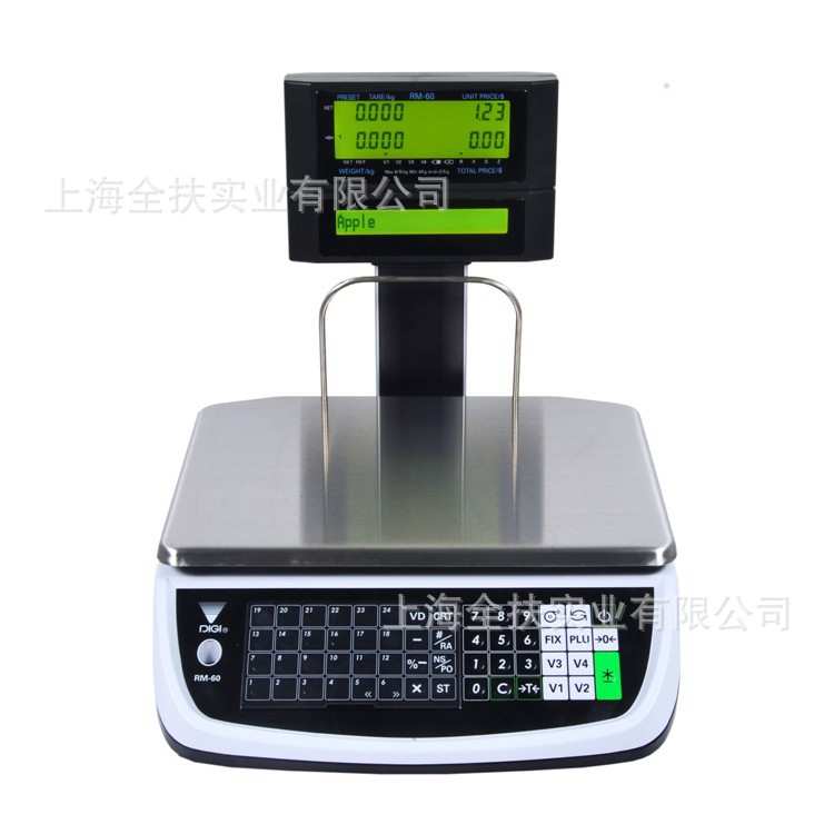 寺冈RM-60商用收银秤? 熟食店专用 智能计价打印 支持刷卡支付