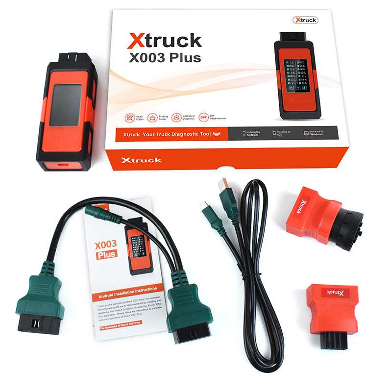 Xtruck X003 Plus DPF再生诊断仪康明斯沃尔沃货车解码器故障读取