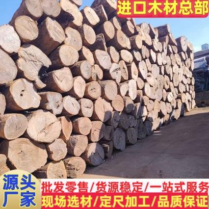 厂家供应皮灰 黑檀 原木板材 加工莫桑比克工艺品硬质木材 风车木