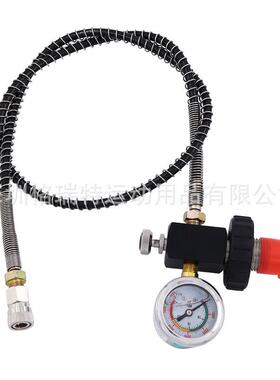 厂家G5/8潜水气瓶充气大转小黑色方块DIN接头36英寸300Bar高压管
