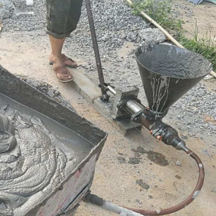 手动水泥浆灌浆注浆机 缝隙门窗孔内注浆用小型液压注浆机填缝枪