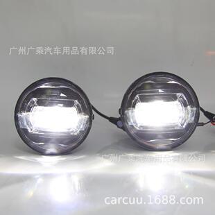 适用于2005-11丰田坦途雾灯04-06红杉LED前雾灯塔科马雾灯