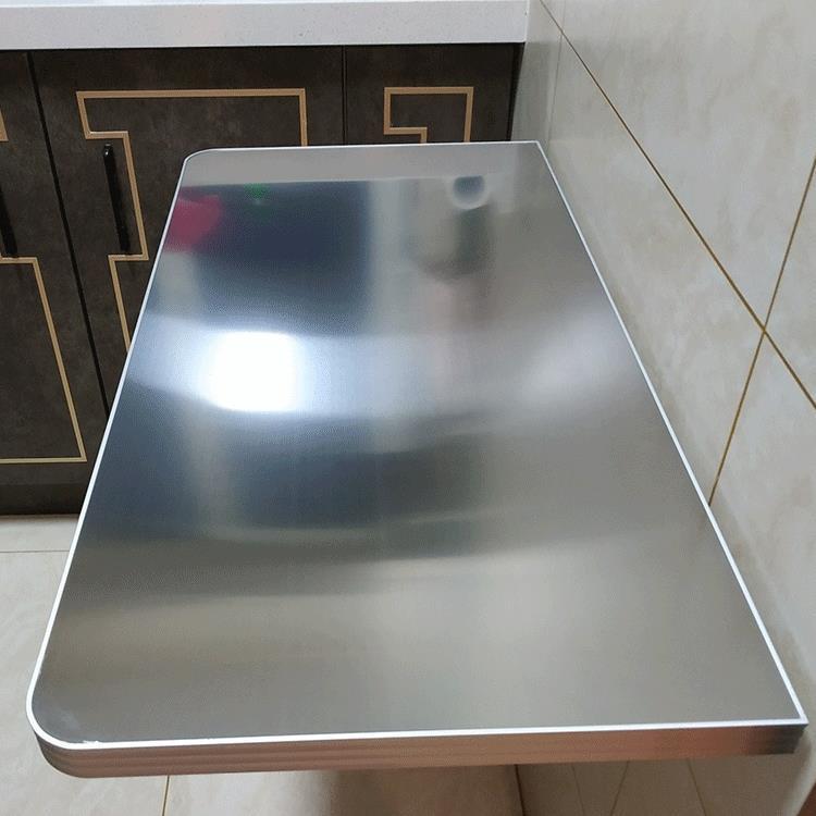 壁挂折叠桌不锈钢挂墙上桌折叠餐桌厨房折叠台面免打孔简易切菜桌