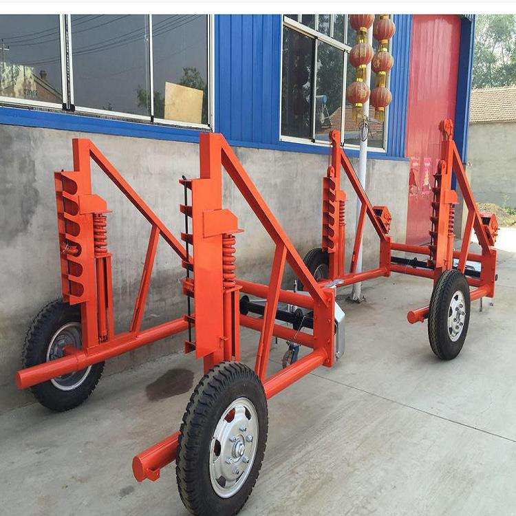 维修方便运线炮车 操作简单架线线盘运输车液压电缆放线车