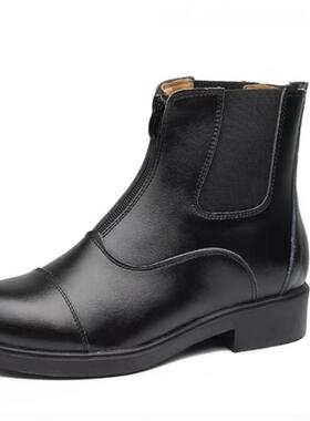 T1M儿童成人男女马术马靴骑马马靴儿童马术靴骑士马术短靴成人骑