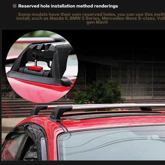 For SOUL + 5 DOOR HATCH 2014 - 2019 (FIXED POINT)  Aluminum