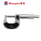 100 125微米分厘卡螺旋测微桂林 广陆外径千分尺0 包邮