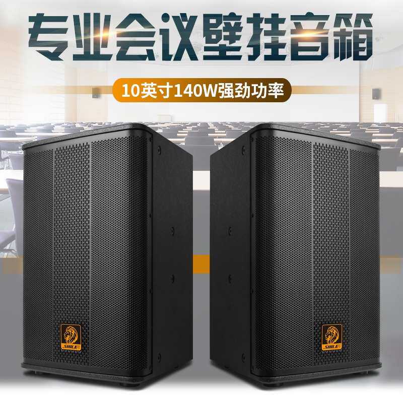狮乐（SHILE）AV1018+BX505功放音响组合套装 会议音箱扩声系统