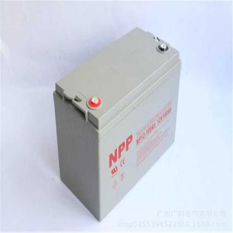 NPP耐普蓄电池NPG12-100 太阳能12V100AH胶体蓄电池 含税价格