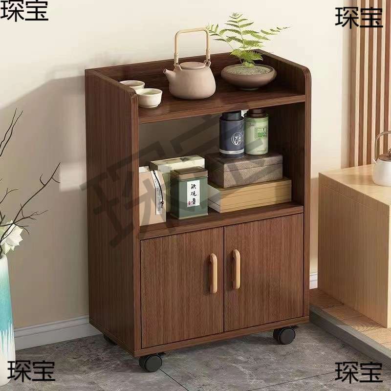 架放置小茶桌可移动餐柜餐边柜微波炉收纳柜储物柜茶水柜客厅家用
