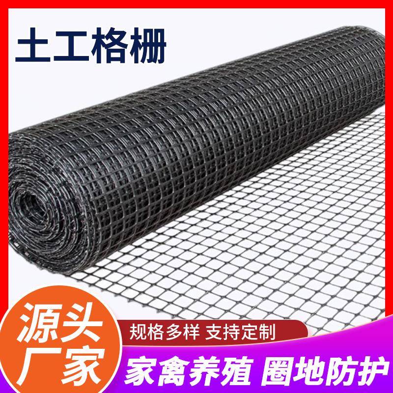 养鸡围栏网塑料养殖网格防护栅栏户外拦鸡网圈玉米网土工格栅