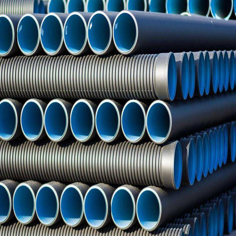 波纹管下水管市政排水管排污管农田排水管钢带波纹管