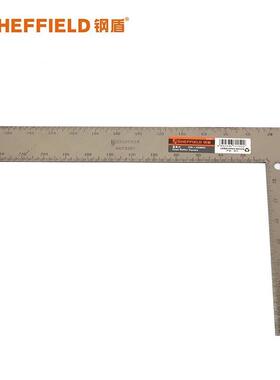 钢盾 S079002 直角尺600*400mm L型尺 不锈钢双面刻度尺/[1把]