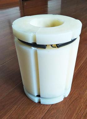 D150*L200mm3寸变6寸尼龙膨胀套缠绕机气胀轴用隔套高强度尼龙