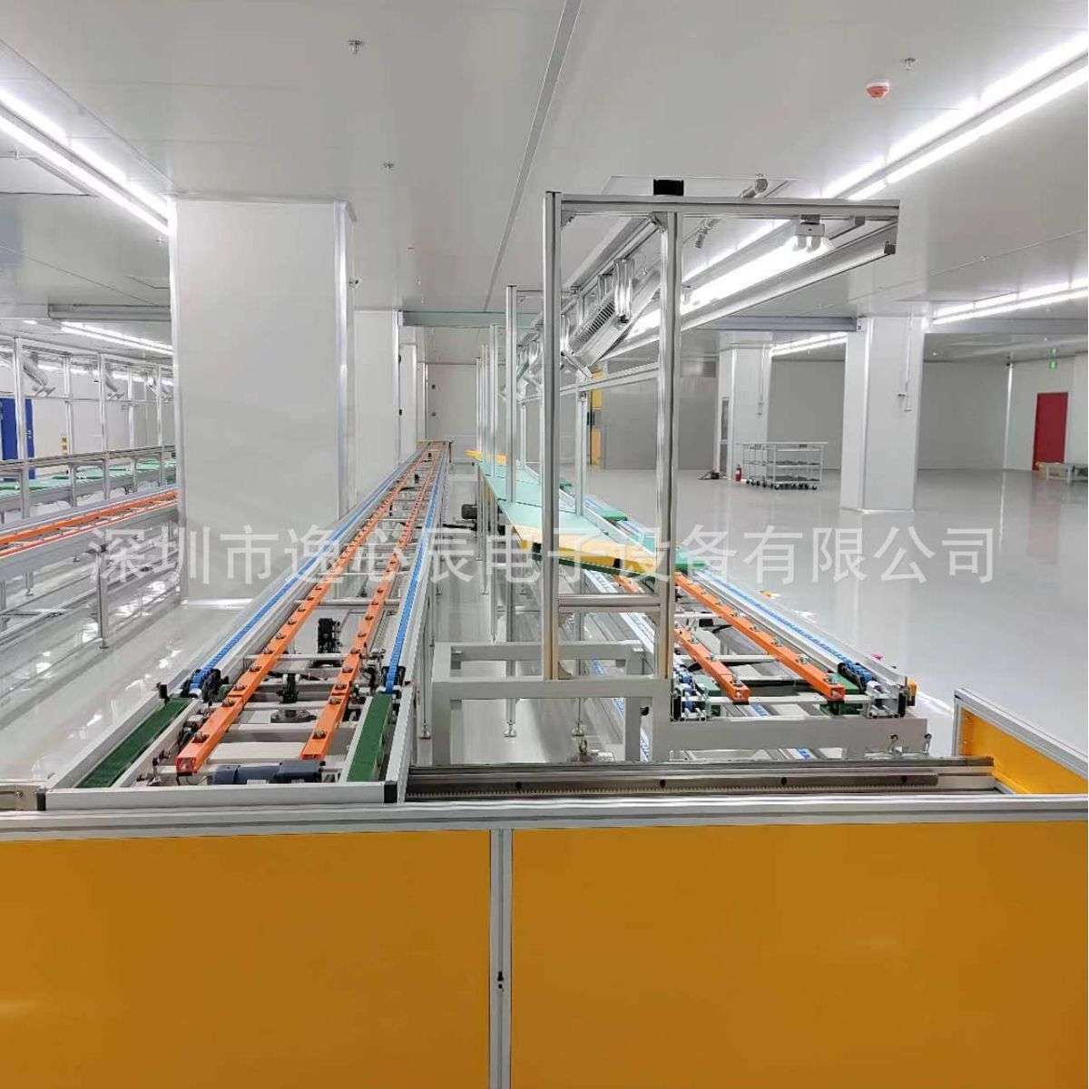 自动化流水线生产3D建模儿童防撞滑板车装配老化测试组立拉线装配