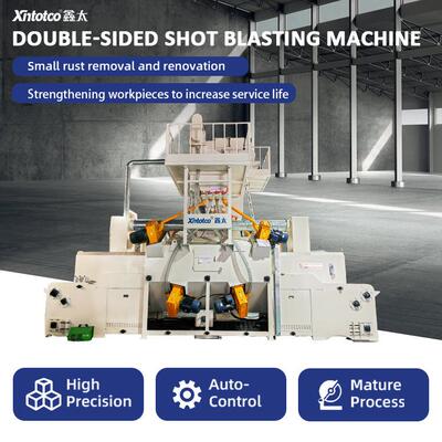 Heavy Rust Removal Abrator Double Side Shot Blasting Machine