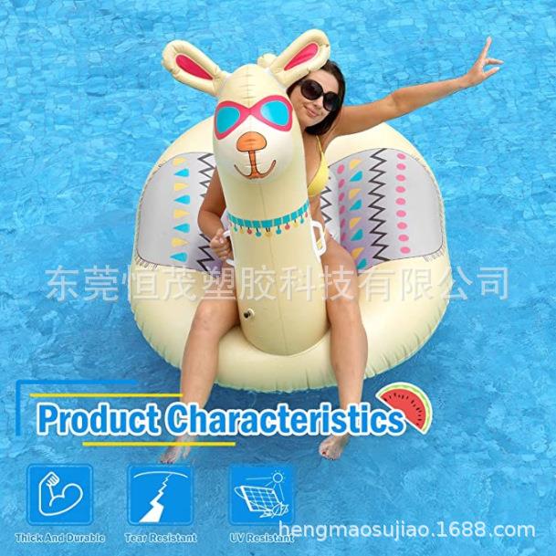 排充羊坐气骑成人PVC充气夏季水53298上浮躺驼椅水上浮床