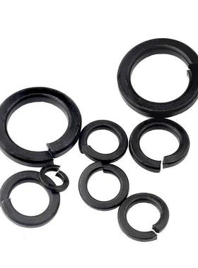 黑色304带不锈外六角三组合螺栓JXA镀黑钢锌平垫弹垫合组螺丝M3-M