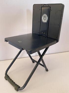 塑ABS料喷塑钢管折凳叠户外野营38823便携式写椅多功能绿色学习字