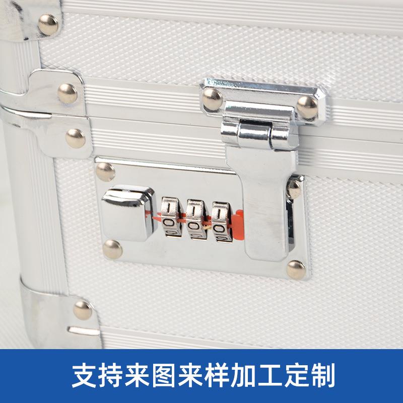 带密码收锁便铝合金工具仪器纳保管122箱五门金携窗配件样板箱手