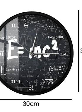 E=极m现c2理质YEG能方程物式客代挂钟相对论科学家物理金属时钟
