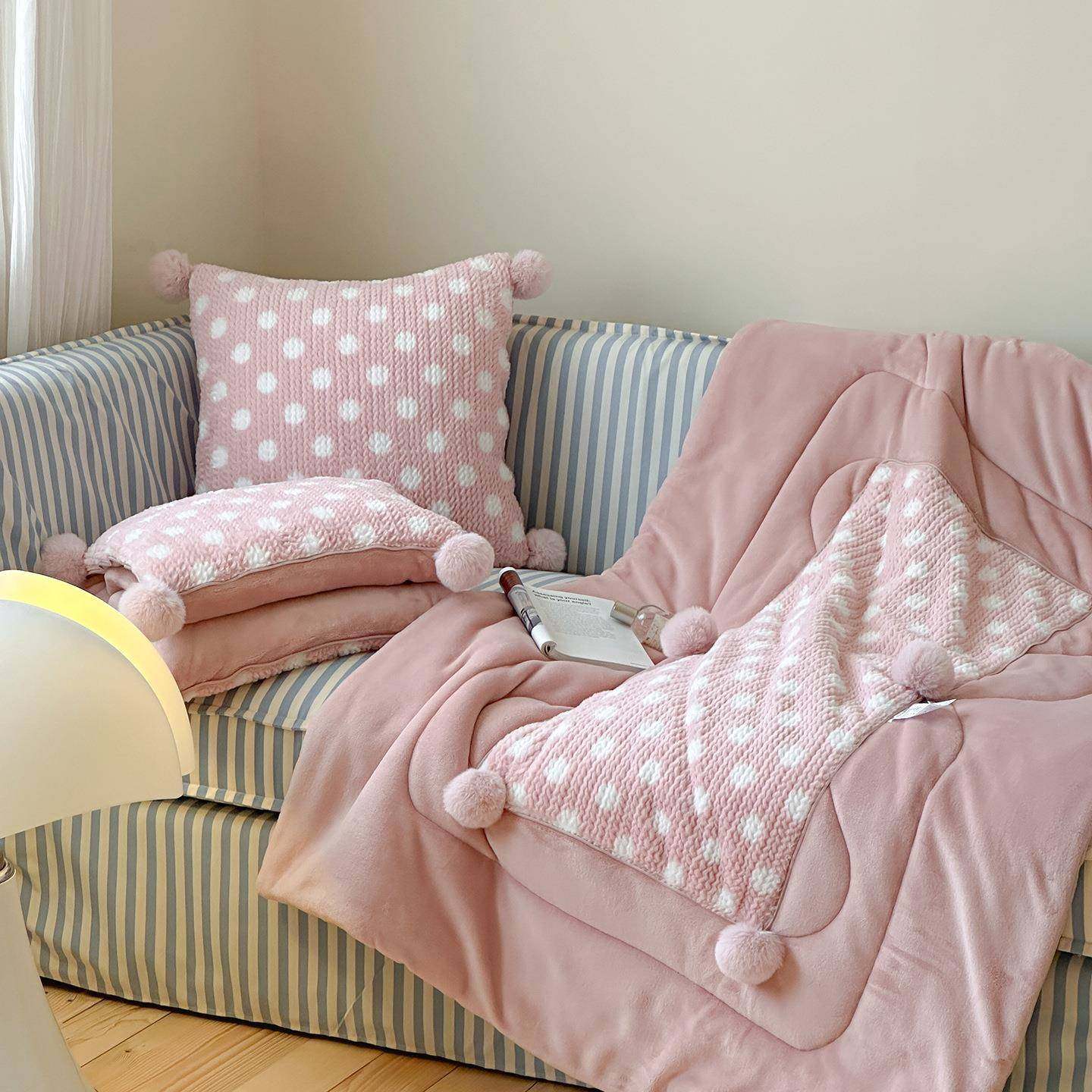 抱枕被HMV子两办公室午睡枕用折叠加厚毯子二头合一沙发车汽靠枕,居家布艺,抱枕被,淘宝优惠券,粉丝福利购,淘宝优惠卷