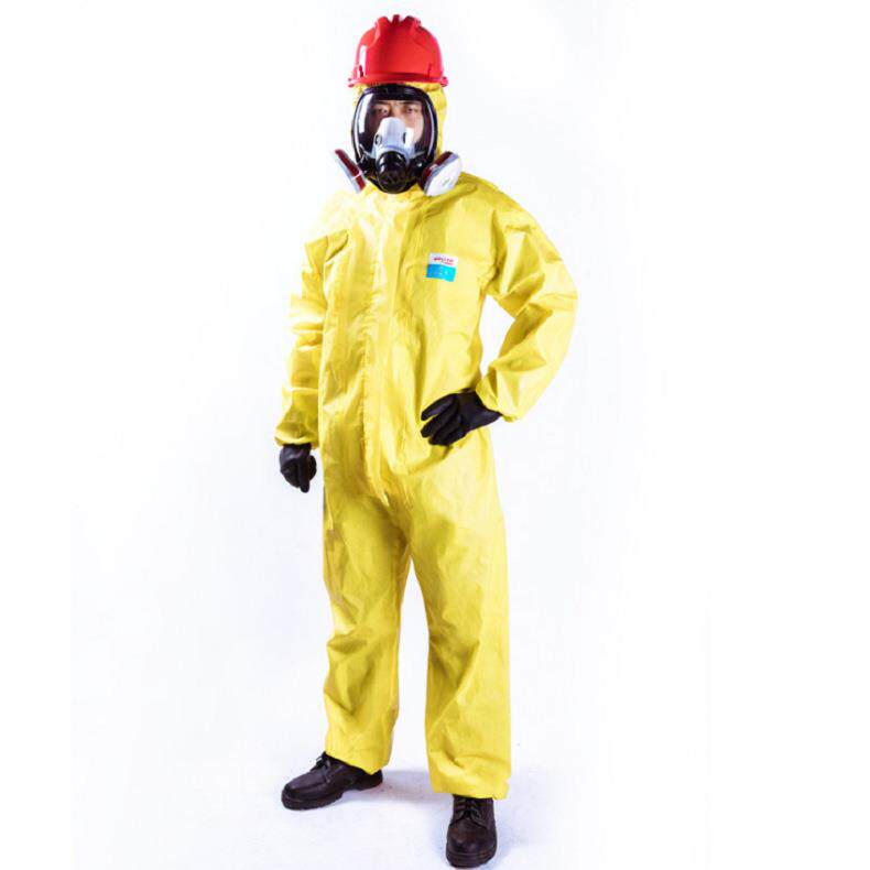 坤泽检尔K0400型带帽连体防护服ORU防化服耐轻酸碱验检疫型化工服