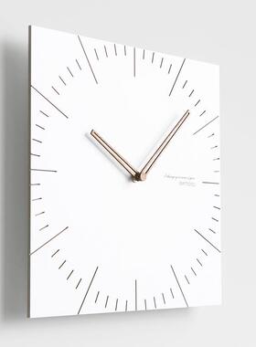 ozoom屋21210准w挂正方形表箱钟客厅钟电表现代大气时尚家用装饰