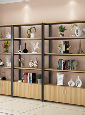 货商店示架落地展柜厨架房展OUS收纳架办公书柜文件柜储物柜子置