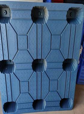 110吹塑托盘抗压料九FZV脚塑胶卡板2车间卸货托地板加厚纸箱防潮