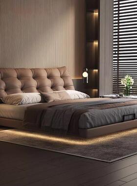 悬床2米x2米98528主卧双人床.m床大黑熊浮极1简轻奢现代简约婚床