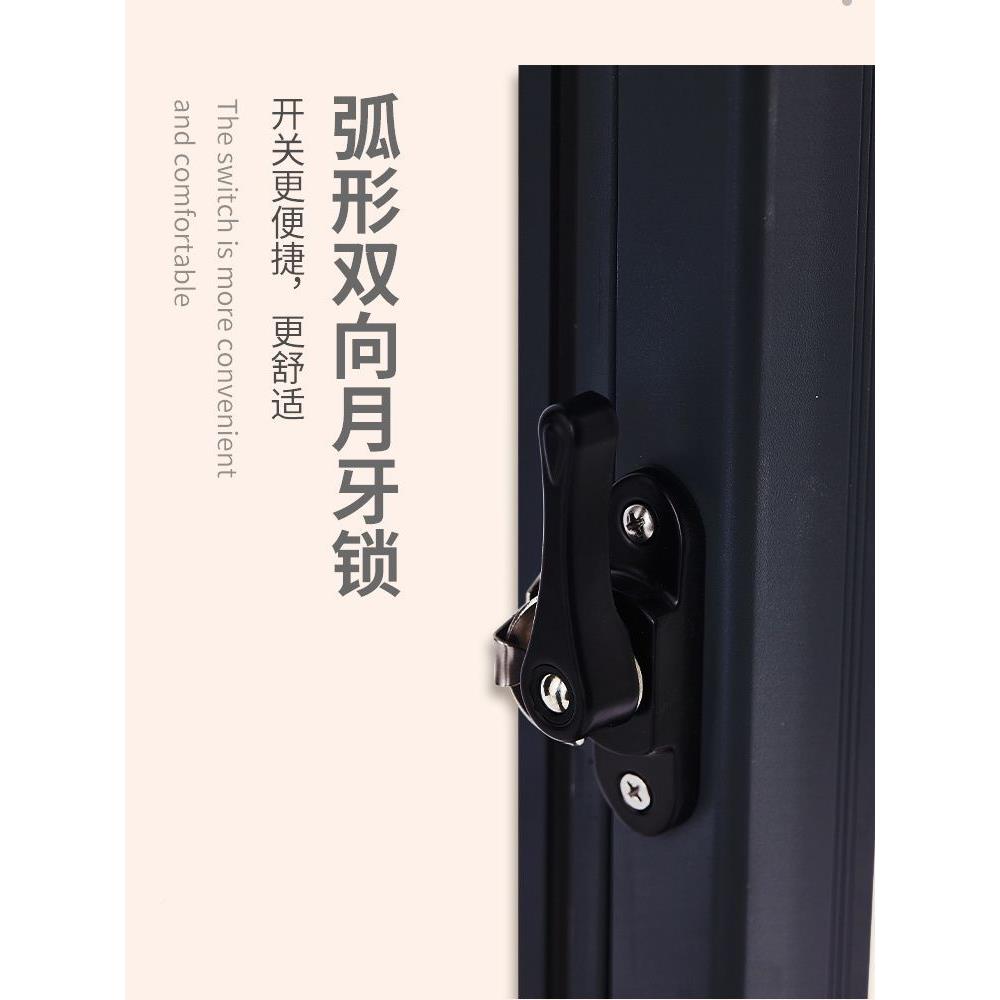 铝合金门窗定作推窗化璃防盗窗玻璃窗简易窗户拉自装农厂家直供村