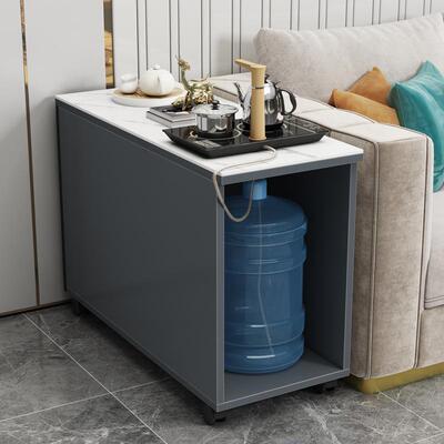 轻奢岩板14788发边客厅移动边角几简约现代几茶几柜侧边储物沙收