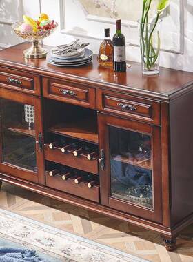 美餐边柜代简式约大现量餐厅酒柜茶水柜客厅收纳柜厨房储IVD物碗