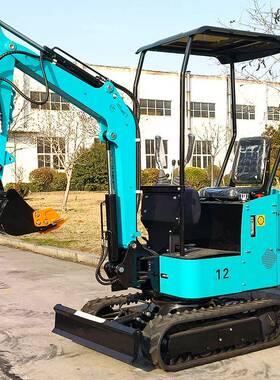 一机HET多用微挖小挖柱农用小挖掘型机园林绿化农业挖沟塞泵挖土