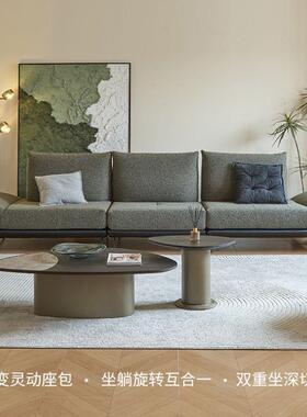 意式百变灵动岛布艺沙发极2简45632客厅20家5新款用直沙排多功能