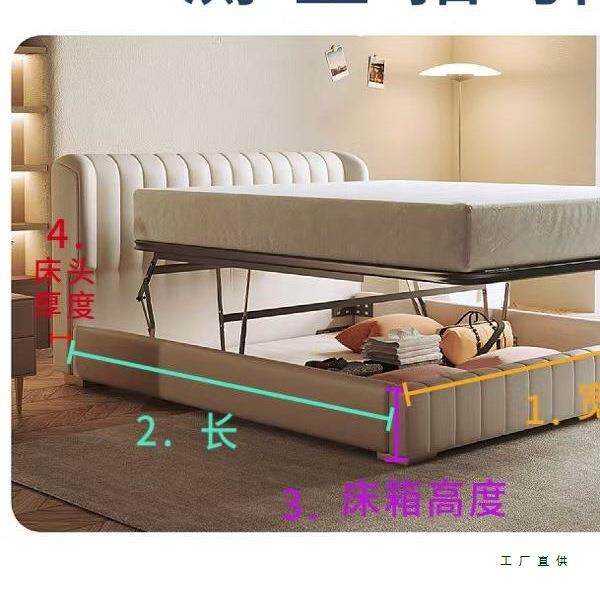 罩床箱三面围布软包床体旧床架防翻新保护套尘酒店F98TT9MS家用